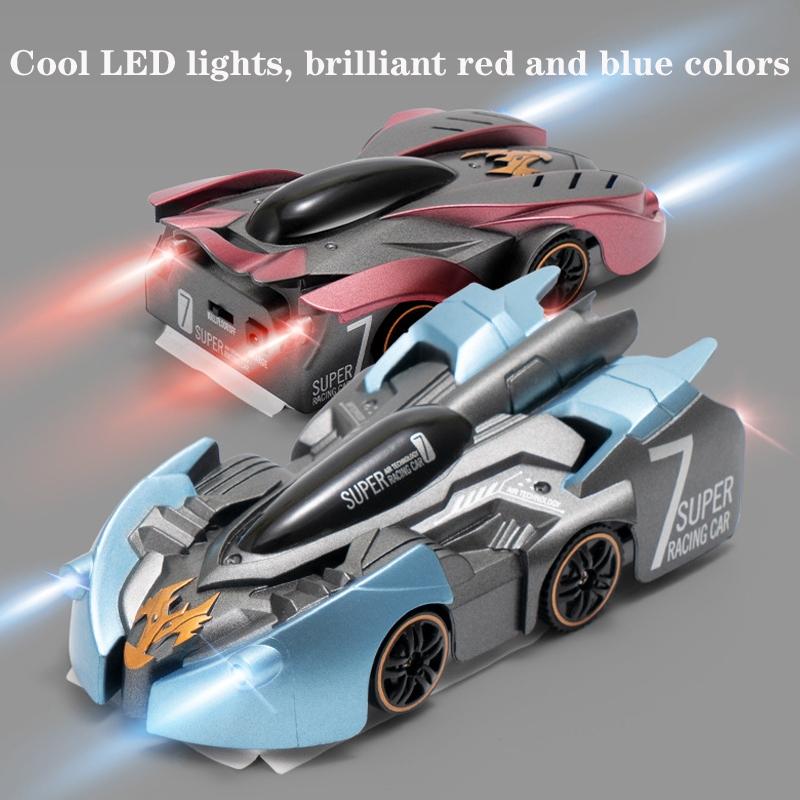 Electric Remote Control Wall Climbing Car for Kids - Mini Toy - Red Charge Handle Rc Edition