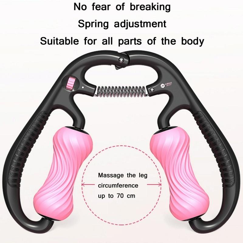 Mike Spiral Line Foam Roller For Muscle Relaxation - Girl Pink - Factory Direct Shop