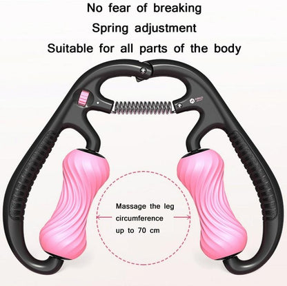 Mike Spiral Line Foam Roller For Muscle Relaxation - Girl Pink - Factory Direct Shop