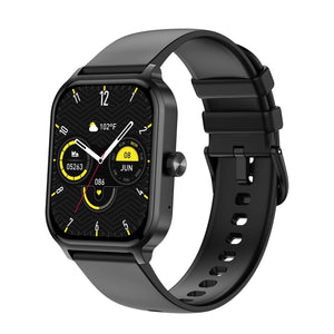 1.93 Inch Colour Screen Smart Watch Support Bluetooth Call / Health Monitoring - Black