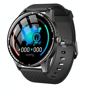 1.28 Inch Touch Screen Ip67 Waterproof Smart Watch Support Bluetooth Call / Sleep Monitoring / Heart Rate Monitoring Black