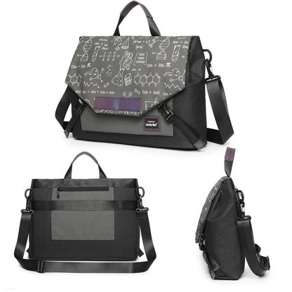 Anti-drop Crossbody Laptop Bag - Fits 13.3-16 Inch - Airbag Protection - Black Equation