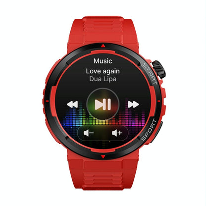 1.43 Inch Fitness & Wellness Smart Watch 24H Health Monitoring - Flame Red