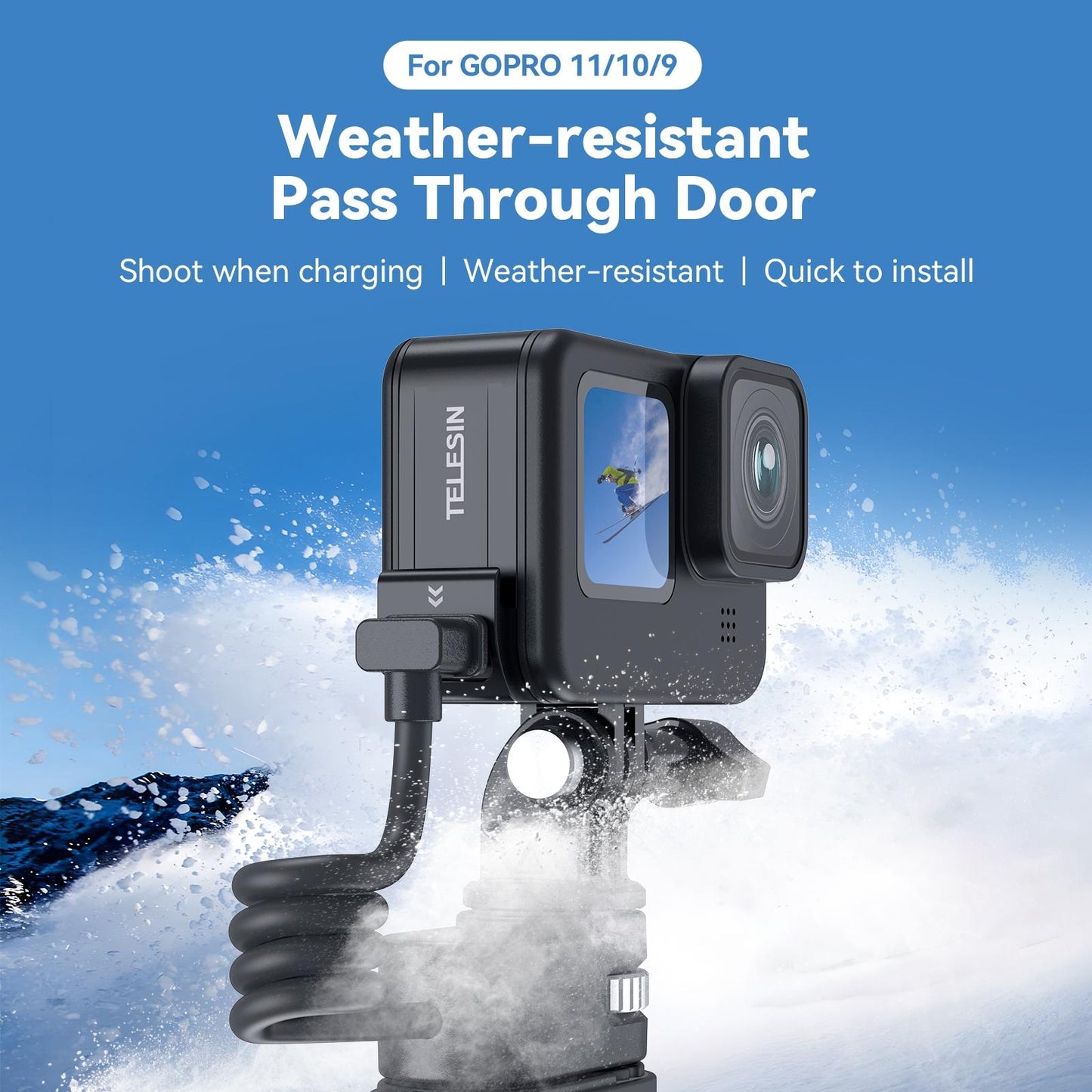 Waterproof Side Cover for Gopro Hero11