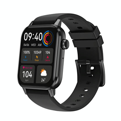 1.69 Inch Multifunctional Heart Rate Smart Watch - Black