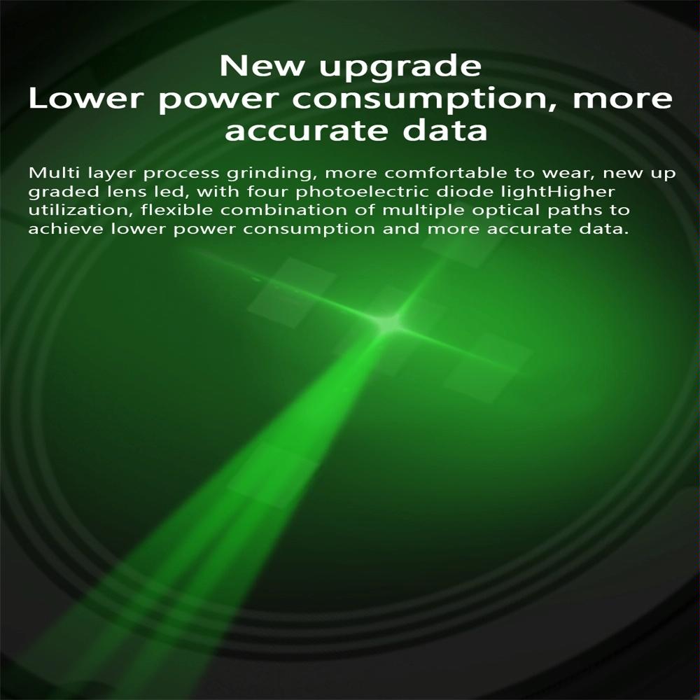 Waterproof Smart Watch With Heart / Bp / Oxygen / Sleep Monitoring - Ip68 - Black