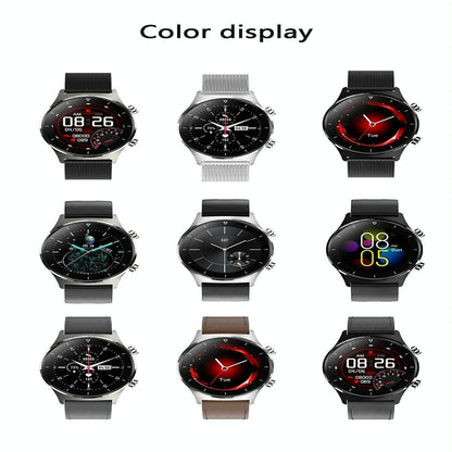 Waterproof Smart Watch With Heart / Bp / Oxygen / Sleep Monitoring - Ip68 - Black