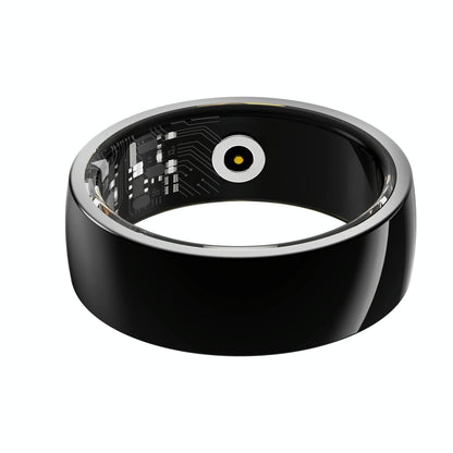 Smart Ring For Health Monitoring And Family Care - Size 22 - Black