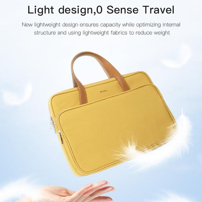 Waterproof Oxford Cloth Laptop Bag - 14 Inch - Yellow