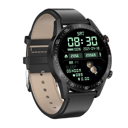1.28 Inch Ips Screen Smart Watch With Bluetooth Call & Sleep Monitoring - Black