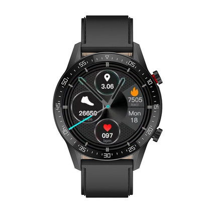 1.28 Inch Ips Screen Smart Watch With Bluetooth Call & Sleep Monitoring - Black