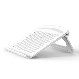 Foldable Laptop Cooling Stand - Height Adjustable - White