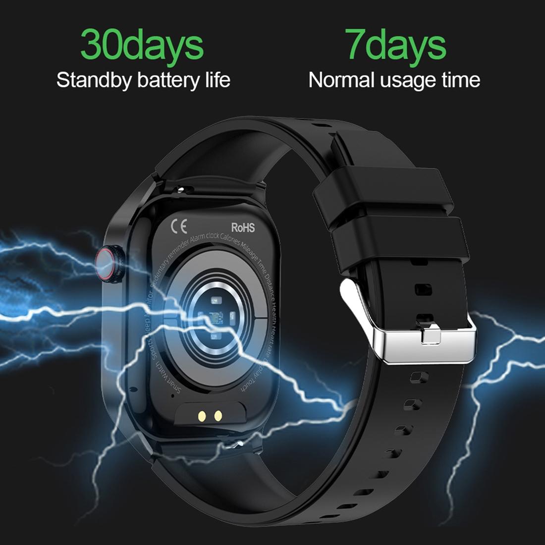 Waterproof Smart Watch With Bluetooth And Blood Oxygen Monitoring - Ip68 - Pink