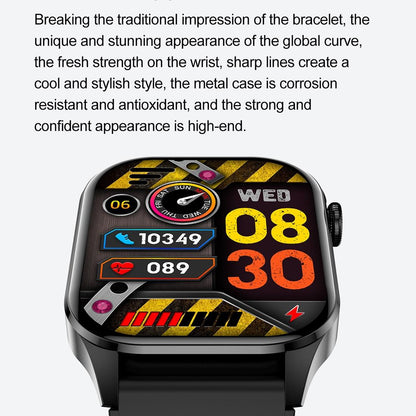 Waterproof Smart Watch With Bluetooth And Blood Oxygen Monitoring - Ip68 - Pink