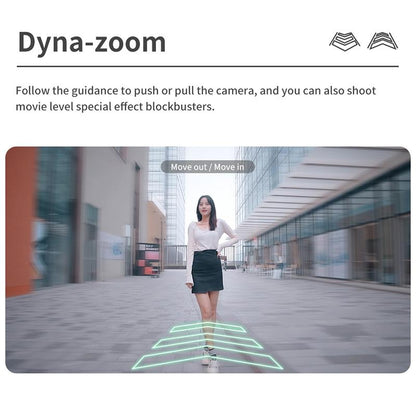 Desktop Gimbal Stabilizer with Fill Light and Selfie Stick - Black