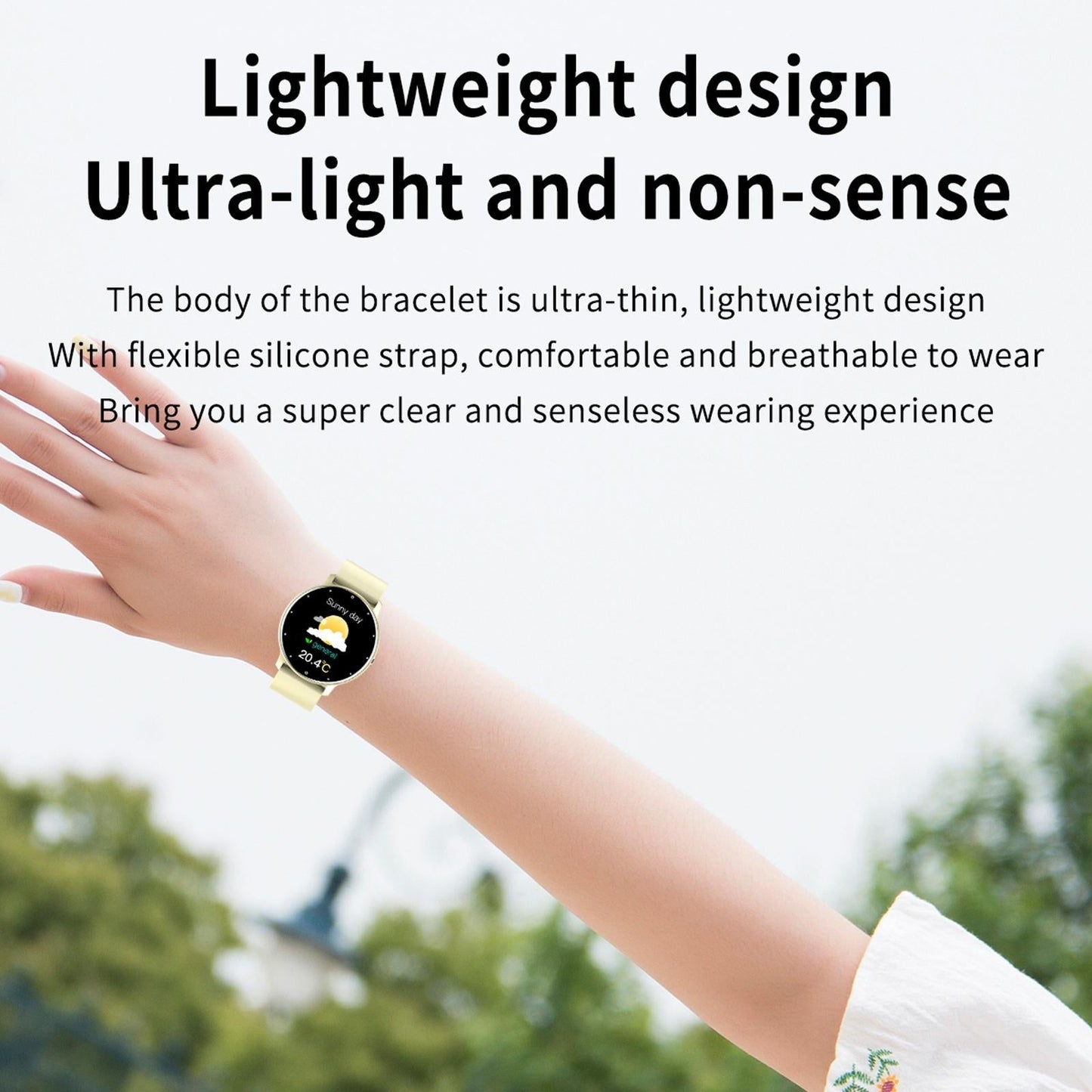 1.28 Inch Touch Screen Ip67 Waterproof Smart Watch Support Blood Pressure Monitoring / Sleep Monitoring / Heart Rate Monitoring - Black