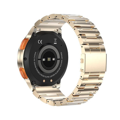 1.43 Inch Amoled Round Screen Steel Strap Smart Watch - Silver