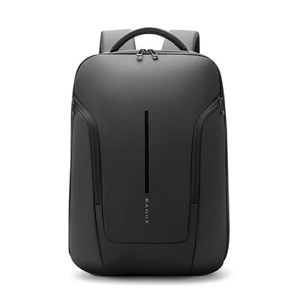Men Commuter Laptop Backpack - Black