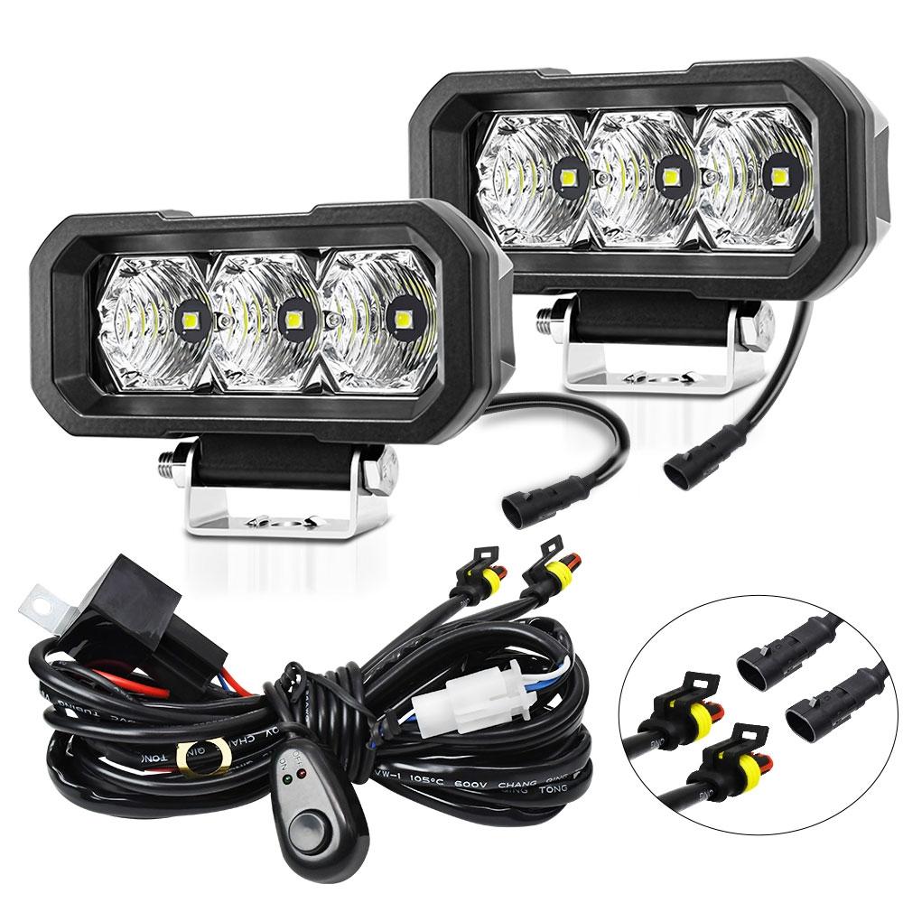 Vehicle Spotlight White Light 40W 9V - 30V 5 Inch