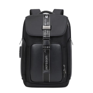 Waterproof Men Business Backpack Black