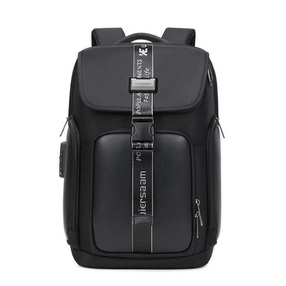Waterproof Men Business Backpack Black
