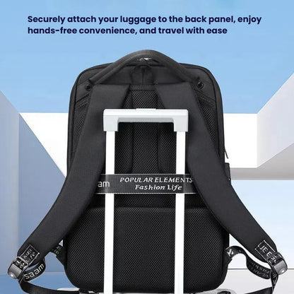 Waterproof Men Business Backpack Black