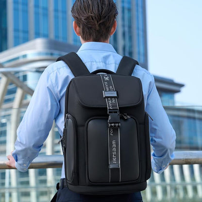 Waterproof Men Business Backpack Black