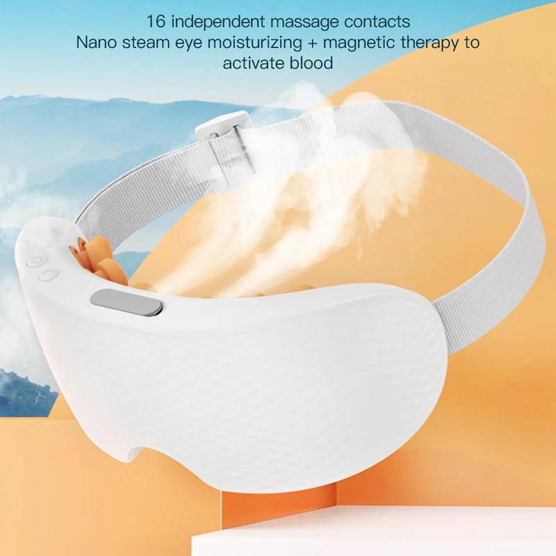 Smart Eye Massager With Vibration & Hot Compress White