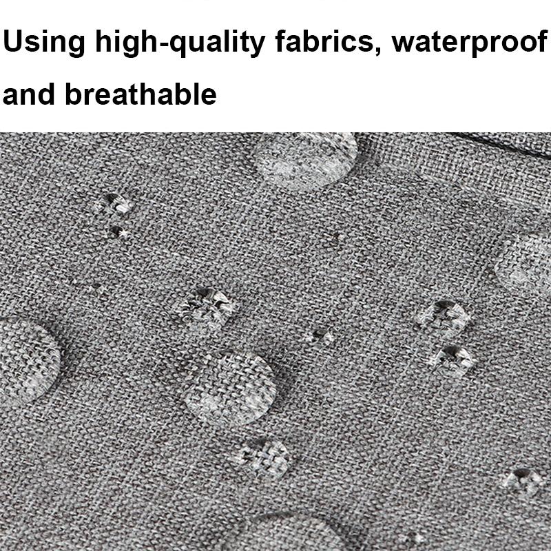 13.3 Inch Waterproof Laptop Handbag with Shock-absorbing Capacity - Grey