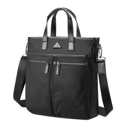 Waterproof Laptop Business Handbag - Large Capacity Black