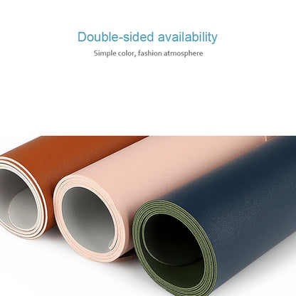 Double Sided Pu Mouse Pad Table Mat 100 X 44Cm - Royal Blue+Army Green