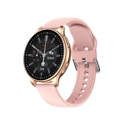 1.32 Inch Bluetooth Calling Smart Watch With Rotary Button - Pink