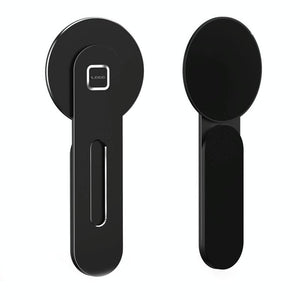 Aluminum Magnetic Phone Stand for Laptop Expansion - Black