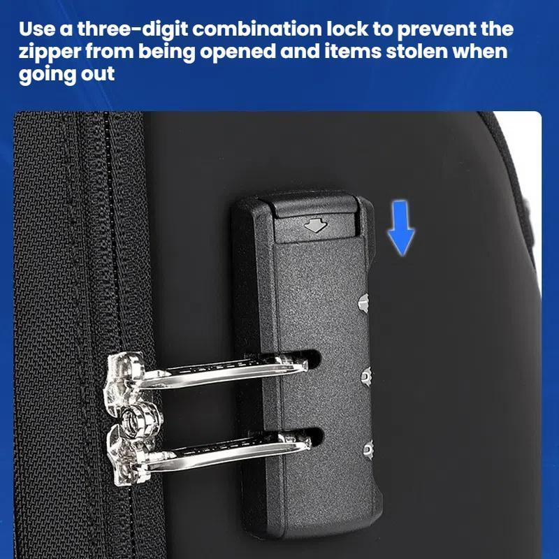 Waterproof Anti Theft Business Backpack With Usb Ports