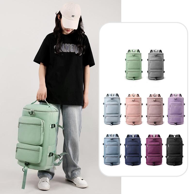 Waterproof Gym Bag - Shoe Compartment Included - Black