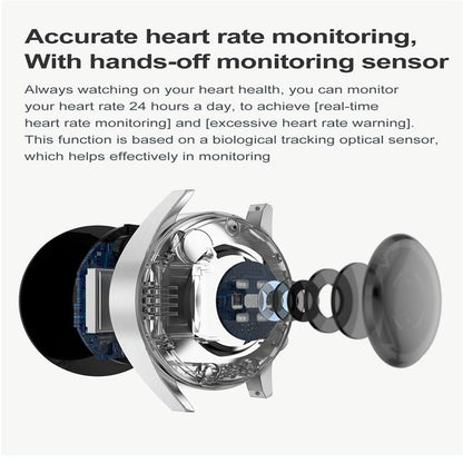 Smart Silicone Watch With Colour Screen - Black