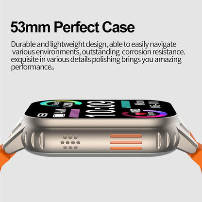 2.01 Inch Waterproof Smart Watch With Bluetooth Call & Health Tracking - Orange