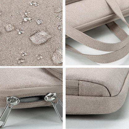 13.3 Inch Waterproof Laptop Bag - Durable and Stylish - Khaki