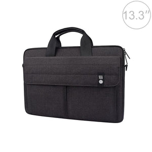 13.3 Inch Laptop Handheld Briefcase Storage Bag - no Shoulder Strap - Black
