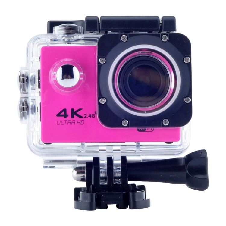 Waterproof 4k Action Camera for Cycling and Diving - Black