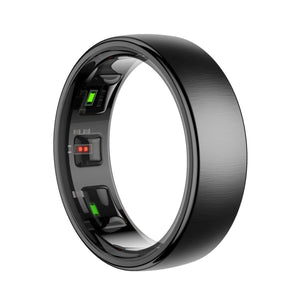 Smart Ring Size 14 Heart Rate Blood Oxygen Sleep Sports - Black