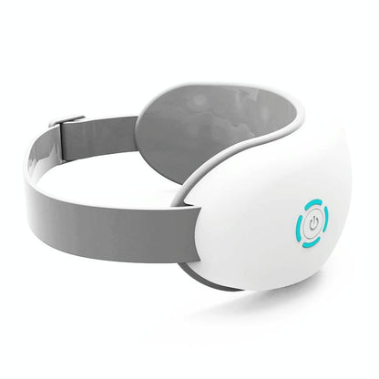 Intelligent Wireless Eye Massager With Vibration & Hot Compress White