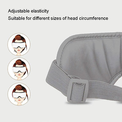 Intelligent Wireless Eye Massager With Vibration & Hot Compress White