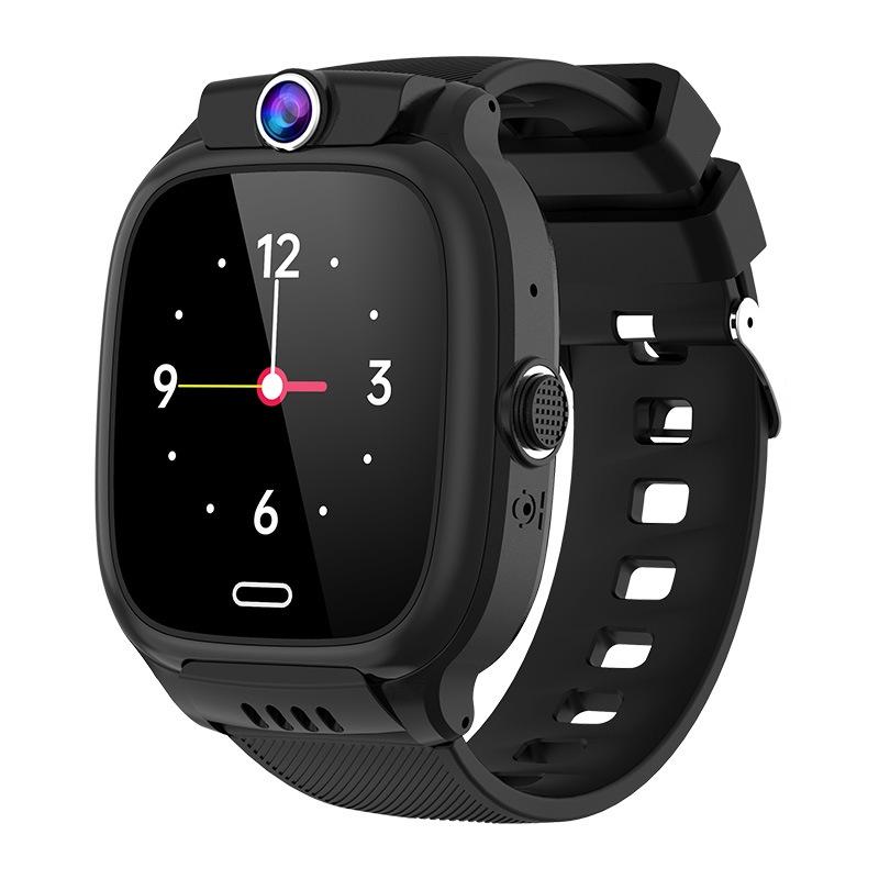 1.44 Inch 4G Video Call Waterproof Smart Children Phone Watch With Sos Function - Black
