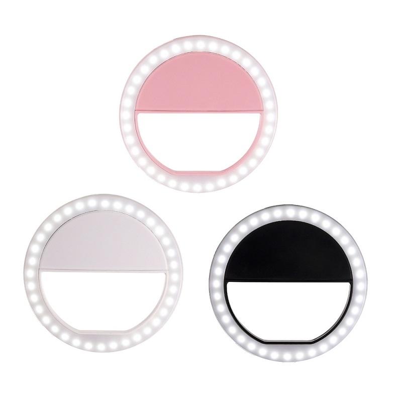 Ring-shaped Selfie Light for Live Photography - Led Flashlight - White