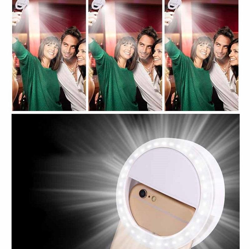 Ring-shaped Selfie Light for Live Photography - Led Flashlight - White