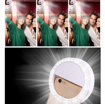Ring-shaped Selfie Light for Live Photography - Led Flashlight - White
