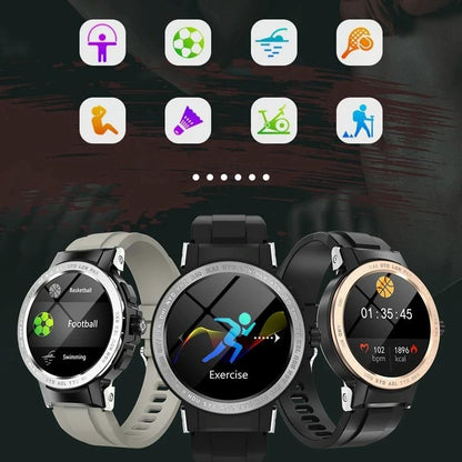 Waterproof Smart Watch With Colour Screen - Ip68 - Black