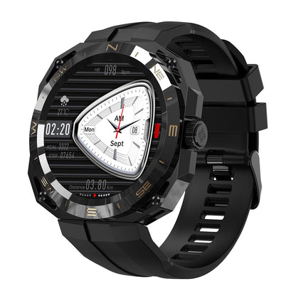 Smart Watch With Heart And Blood Monitoring Colour Screen - Black