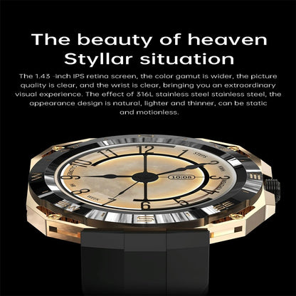 Smart Watch With Heart And Blood Monitoring Colour Screen - Black